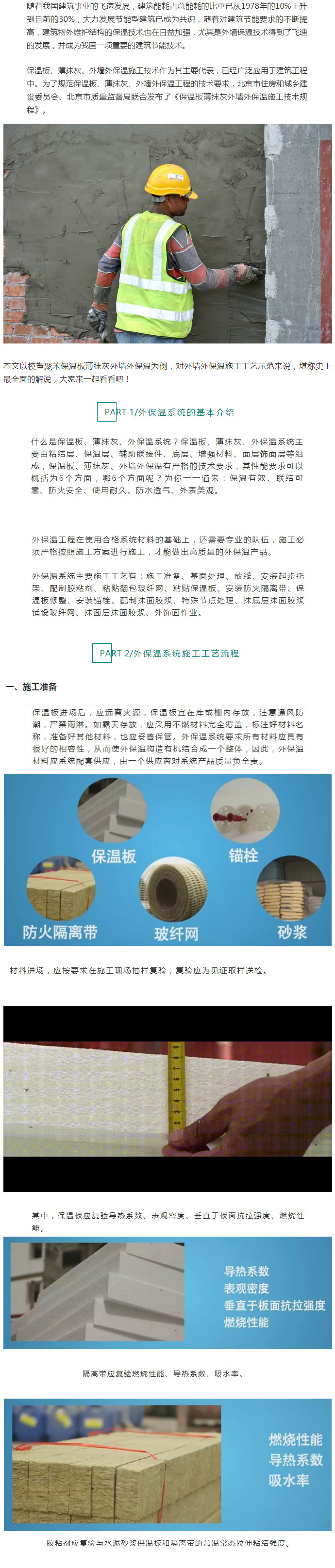 收藏起來(lái)！保溫板薄抹灰外墻外保溫施工工藝圖文全解析_01